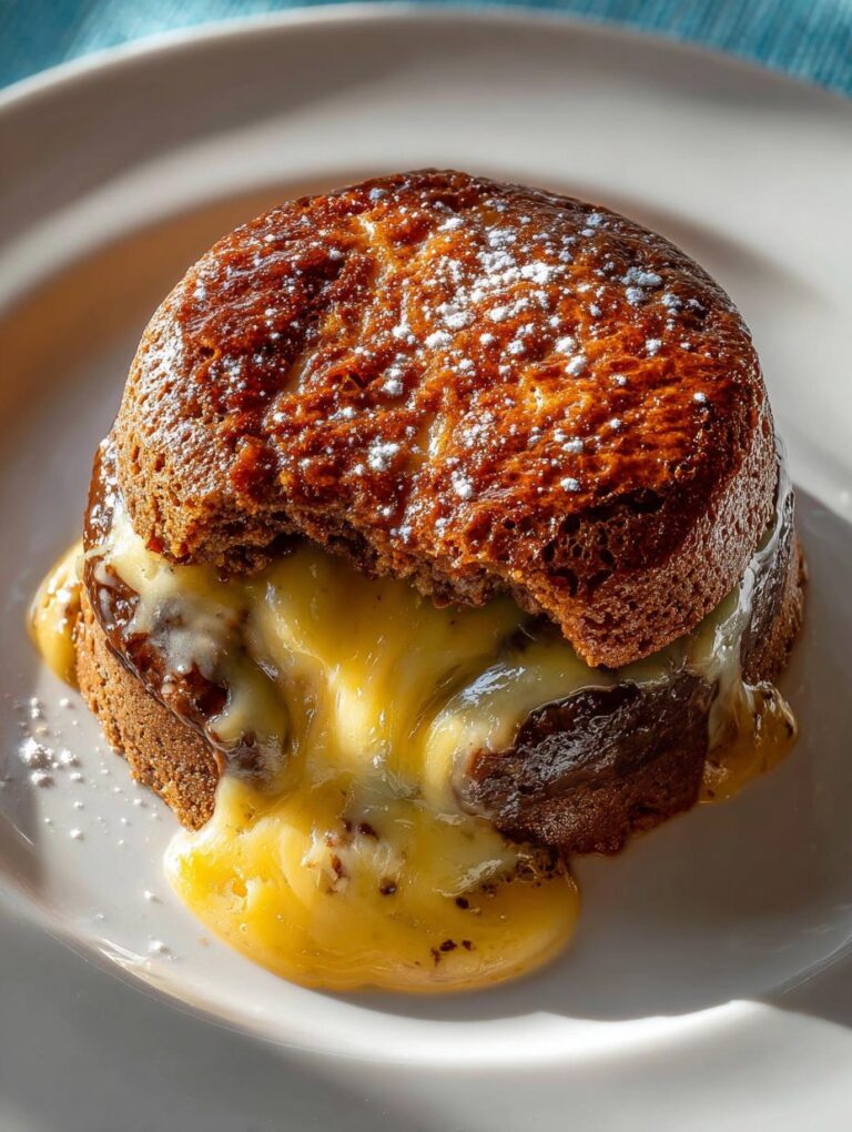 Cheeseburger Lava Cake