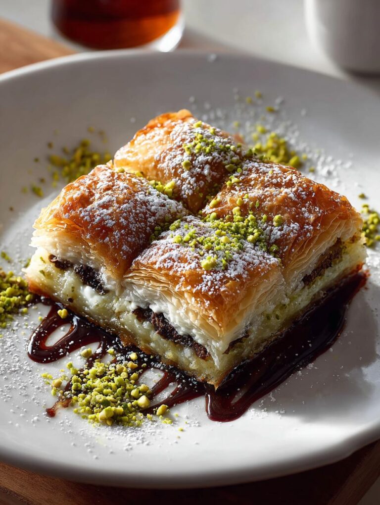 Chocolate Pistachio Bougatsa