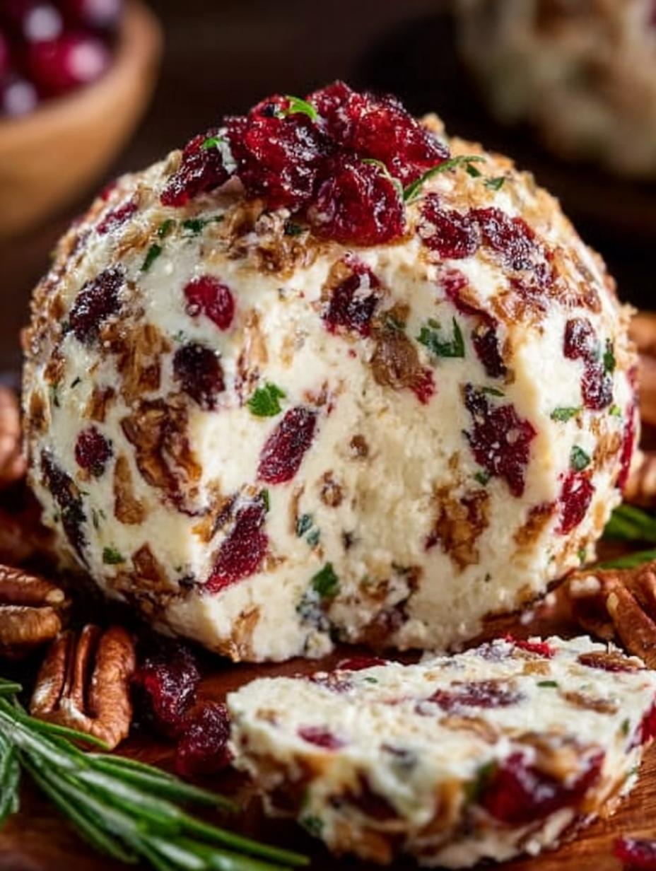 Delicious Cranberry Pecan Cheese Ball for Your Parties - Cranberry Pecan Cheese Ball - main visual representation