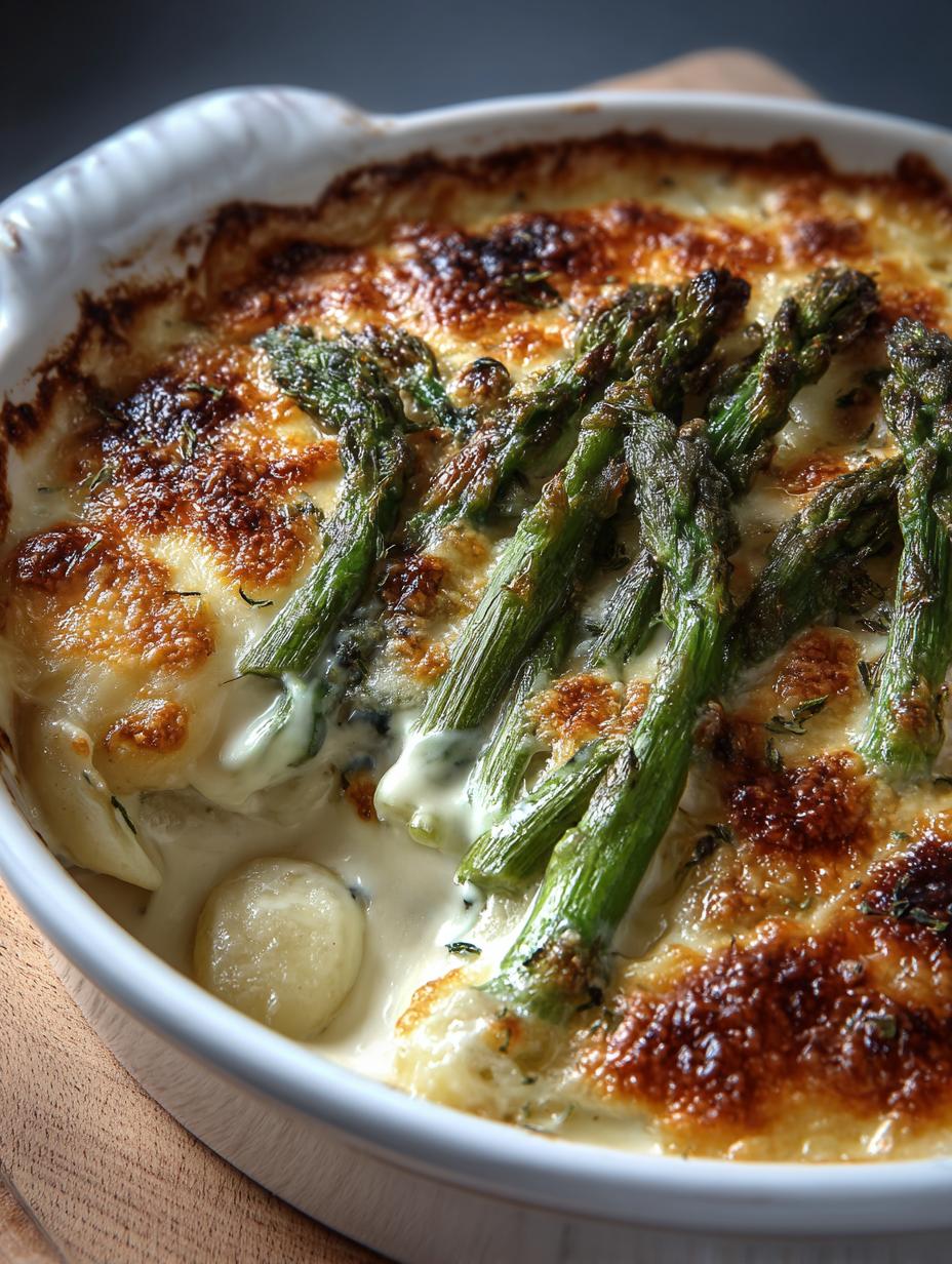 Delicious Creamy Asparagus Gratin Recipe to Savor - Creamy Asparagus Gratin - additional detail