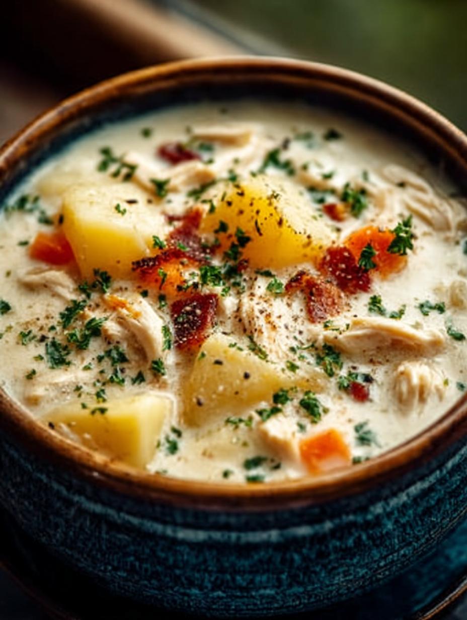 Crockpot Chicken Alfredo Soup: 10 Comforting Ingredients - Crockpot Chicken Alfredo Soup - main visual representation