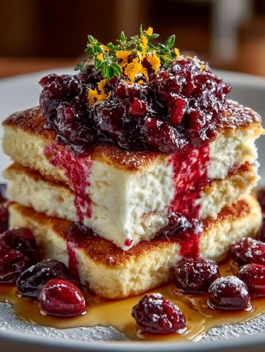 Delicious Fluffy Cranberry Orange Ricotta Pancakes - Fluffy Cranberry Orange Ricotta - main visual representation
