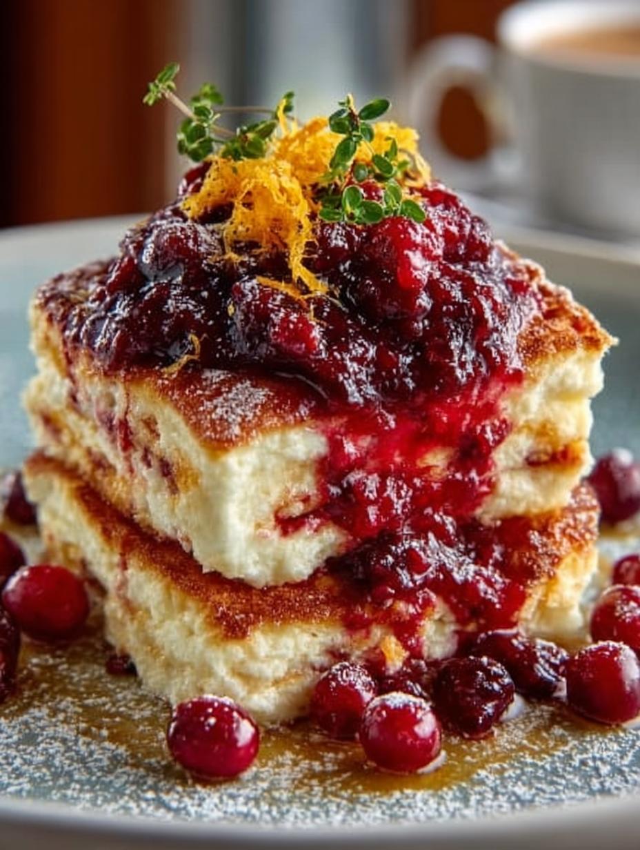 Delicious Fluffy Cranberry Orange Ricotta Pancakes - Fluffy Cranberry Orange Ricotta - additional detail