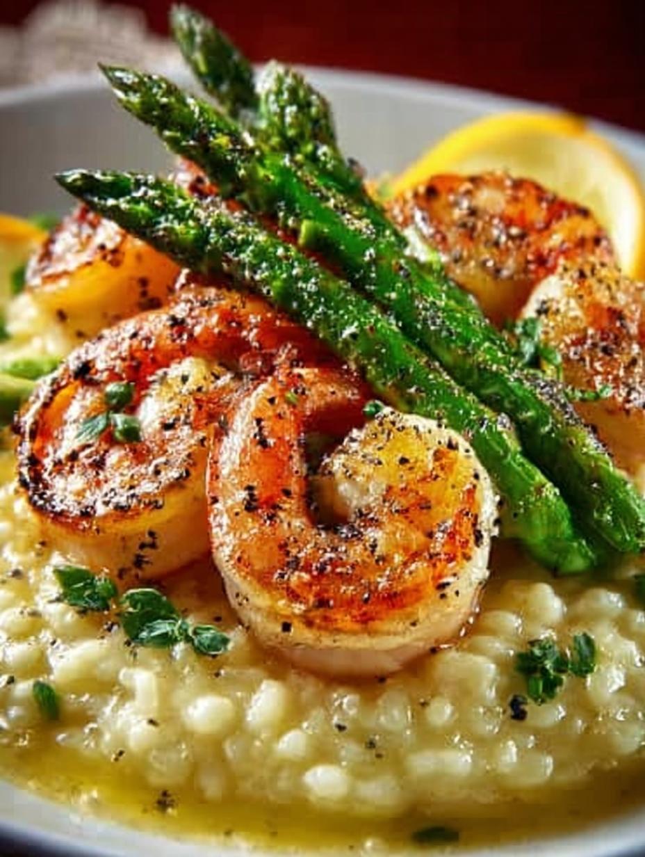 Delicious Lemon Butter Shrimp Asparagus Dinner Recipe - Lemon Butter Shrimp Asparagus - main visual representation