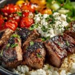 Mediterranean Steak Bowls Incredible