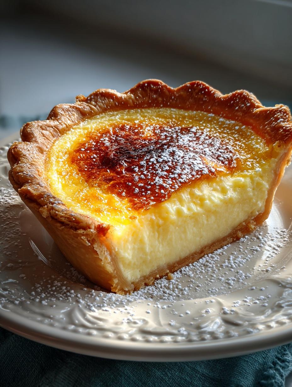 Old Fashioned Custard Pie